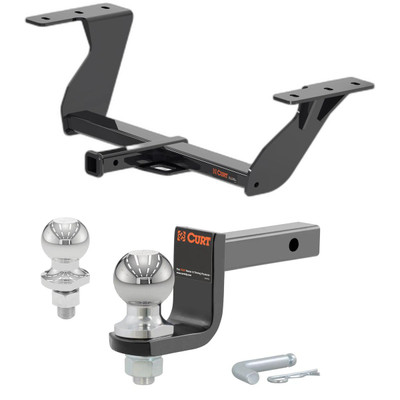 2019-2025 Subaru Forester All Class 2 Trailer Hitch, 1-1/4" Receiver + 2" Ball + 1-7/8" Ball Kit