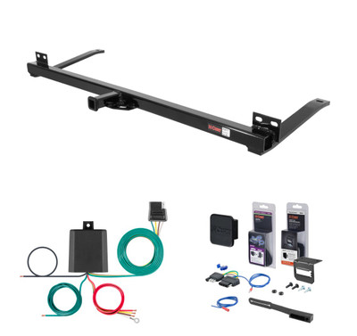 1980 - 1983 Oldsmobile Cutlass Ciera Cruiser Curt 1-1/4" Class 2 Trailer Tow Hitch + 5-Flat Wiring Kit Tow Boat/Utility Trailer with Surge Brakes 12005