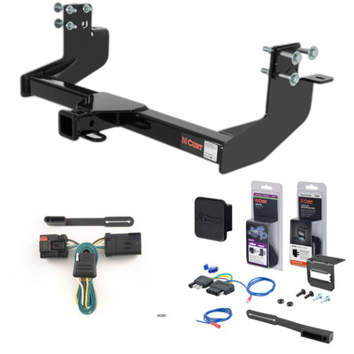 03 - 06 Dodge Sprinter 2500 118" and 140" WB with single rear wheels, 158" WB Curt 2" Class 4 Trailer Tow Hitch + 5-Flat Wiring Kit Tow Boat/Utility Trailer with Surge Brakes 14250