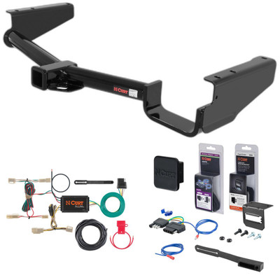 07 - 09 Lexus RX350 Curt 2" Class 3 Trailer Tow Hitch + 5-Flat Wiring Kit Tow Boat/Utility Trailer with Surge Brakes 13530