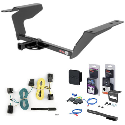 07 - 10 Pontiac G5 Sedan Curt 1-1/4" Class 1 Trailer Tow Hitch + 5-Flat Wiring Kit Tow Boat/Utility Trailer with Surge Brakes 11447