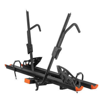 CURT Aluminum Tray-Style Hitch-Mounted Bike Rack (2 Bikes, 2" Shank) Bicycle Rack