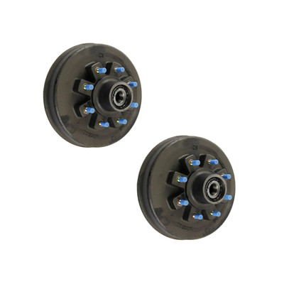 Lippert (2-Pack) 16K lbs Threaded Brake Hub - 16,000- 8 on 275 mm, 17-1/2" Wheels, M22 Studs, Oil - Heavy-Duty Trailer Component LIPKIT3DDFI