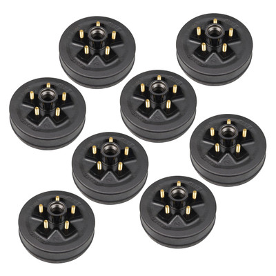 Lippert (8-Pack) 3500 lbs 10" Trailer Brake Hub Assembly - 3,500- 5 on 4-1/2", 1/2" Studs - Heavy-Duty Trailer Component LIPKITHIG47