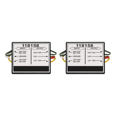 Tekonsha (2-Pack) Taillight Converter for Connecting Tow Vehicles w/2 Wire Systems to Towed Vehicles w/3 Wire Systems