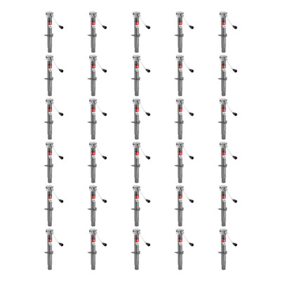 BULLDOG (30-Pack) Round Trailer Jack, A-Frame, 2,000 lbs. Lift Capacity, Sidewind, Bolt-On, 13 Inch Travel