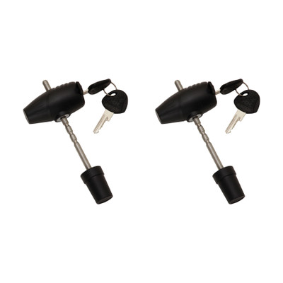 BULLDOG (2-Pack) Trailer Coupler Lock, Adjustable, 360 Degree Head