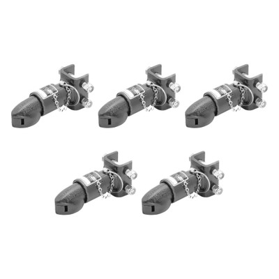 BULLDOG (5-Pack) Collar-Lok Adjustable Coupler, 2 Inch Diameter, 7,000 lbs. Capacity