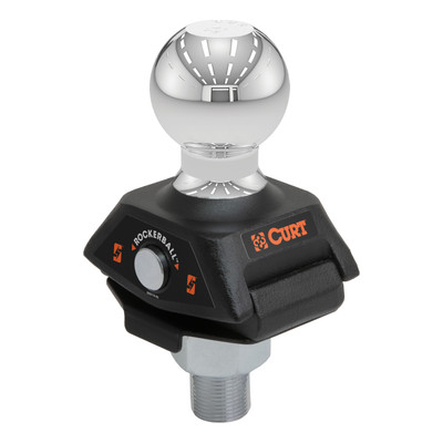 CURT RockerBall 2-5/16" Cushion Hitch Trailer Ball (1" Shank, 7,500 lbs, Packaged) Trailer Hitch Ball