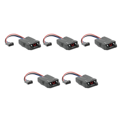 Tekonsha (5-Pack) Brakeman® IV Time-Delay Brake Controller for Trailers with 1-4 Axles, Black