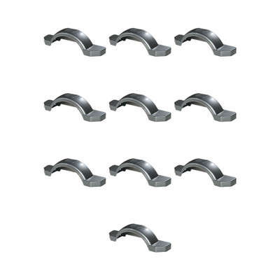 Fulton (10-Pack) Trailer Fender, 12 Inch Tire Size, Silver