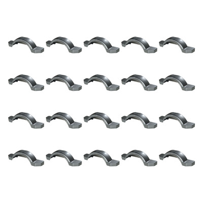 Fulton (20-Pack) Trailer Fender, 12 Inch Tire Size, Silver