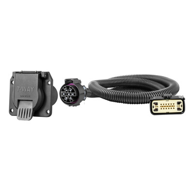 CURT Custom Wiring, 7-Way RV Blade, Select Buick Enclave, Chevy Traverse, GMC Acadia 56537