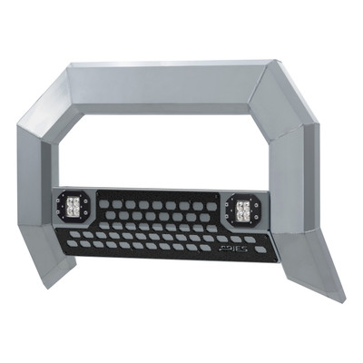 ARIES AdvantEDGE 5-1/2" Chrome Aluminum Bull Bar with Lights, Select Ram 2500, 3500 Brush Guard
