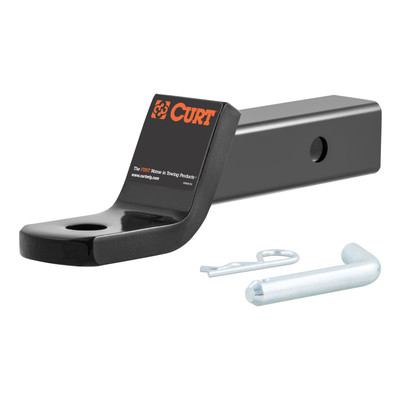 CURT Class 3 Ball Mount with Pin (2" Shank, 7,500 lbss., 2" Drop, 7-1/2" Long, in Box) Trailer Hitch Ball Mount