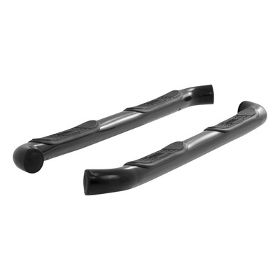 ARIES 3" Round Black Steel Side Bars, Select Dodge Nitro Step Nerf Bar Kit