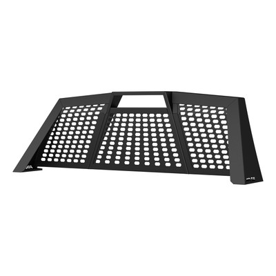 ARIES Switchback Black Aluminum Headache Rack, Select Toyota Tundra Truck Cab Protector / Headache Rack