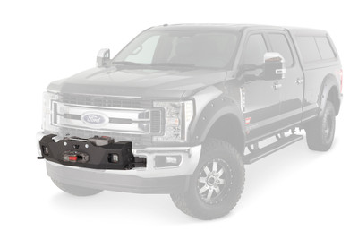 Warn 107652 Winch Mount Steel Black Powder Coated
