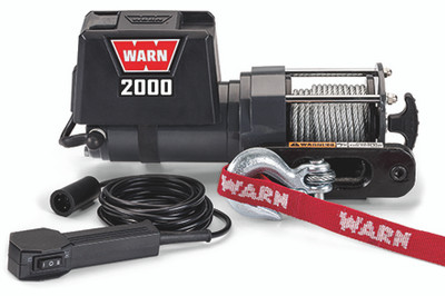 Warn 92000 DC2000 2000lb 12V Utility Winch Steel Cable