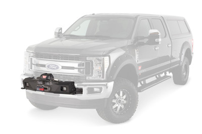 Warn 108001 Winch Mount Ford Super Duty Steel Black