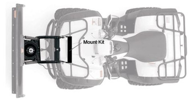 Warn 95160 Snow Plow Mount Kit Polaris Sportsman Black Front Mount