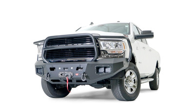 Warn 107002 Ascent HD Winch Bumper Ram 2500/3500 Steel Construction