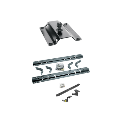 2013-2014 RAM 1500  Reese 25K Fifth Wheel Gooseneck Plate w/ Universal Rail Kit & Custom Fit Brackets