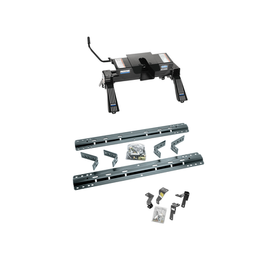 2010-2010 Dodge Ram 2500 Except w/Gas Engine and w/Overload Springs Reese 16K Fifth Wheel, Dual Jaw, Complete System (Includes Rails & Custom Fit Brackets)