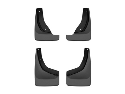 WeatherTech MudFlap No-Drill DigitalFit MudFlap Kit; Black 110178-120178