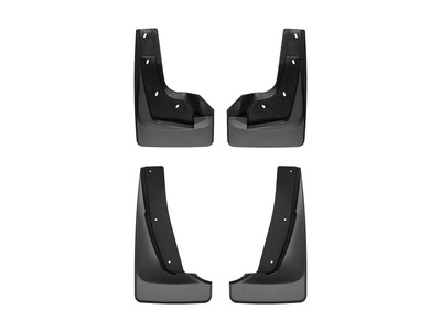 WeatherTech MudFlap No-Drill DigitalFit MudFlap Kit; Black 110193-120193