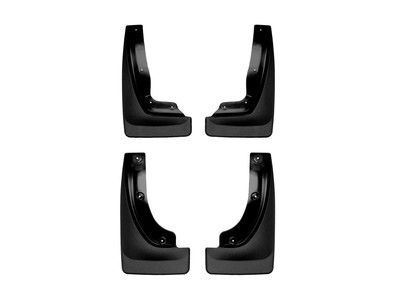 WeatherTech MudFlap No-Drill DigitalFit MudFlap Kit; Black 110141-120141