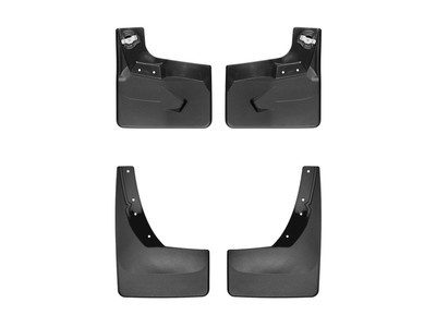 WeatherTech MudFlap No-Drill DigitalFit MudFlap Kit; Black 110088-120129