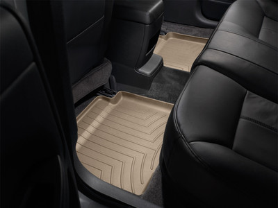 WeatherTech FloorLinerTM DigitalFit; Tan; Rear; 2 Piece 451242