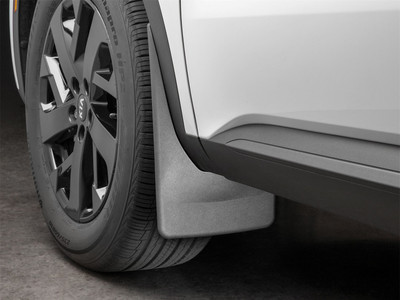 WeatherTech MudFlap No-Drill DigitalFit MudFlap Kit; Black 110136-120197