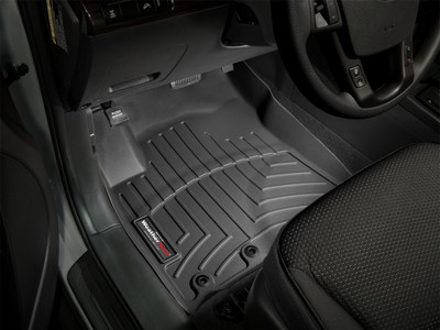 WeatherTech FloorLinerTM DigitalFit; Black; Front 442871