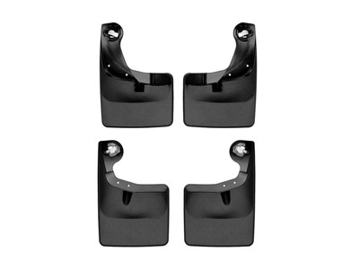 WeatherTech MudFlap No-Drill DigitalFit MudFlap Kit; Black 110134-120134
