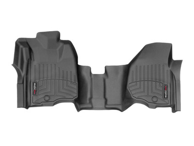 WeatherTech FloorLinerTM DigitalFit; Black; Front; Over The Hump 449591V