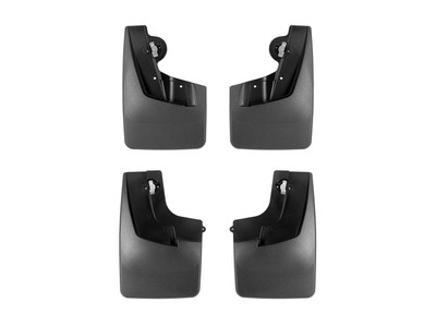 WeatherTech MudFlap No-Drill DigitalFit MudFlap Kit; Black 110171-120171