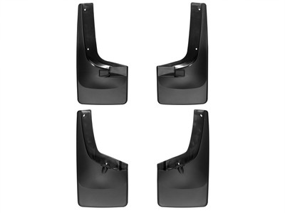 WeatherTech MudFlap No-Drill DigitalFit MudFlap Kit; Black 110032-120032