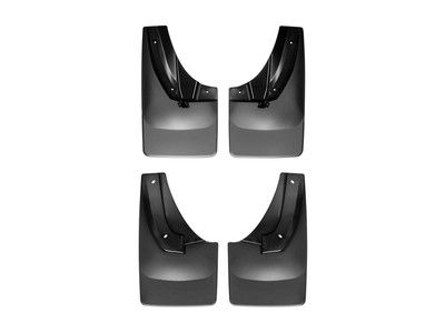 WeatherTech MudFlap No-Drill DigitalFit MudFlap Kit; Black 110045-120024