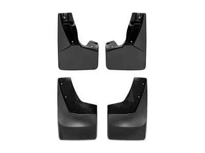 WeatherTech MudFlap No-Drill DigitalFit MudFlap Kit; Black 110129-120038