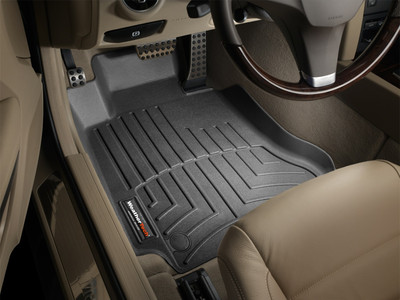 WeatherTech FloorLinerTM DigitalFit; Black; Front 444701