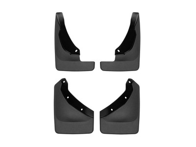 WeatherTech MudFlap No-Drill DigitalFit MudFlap Kit; Black 110133-120133
