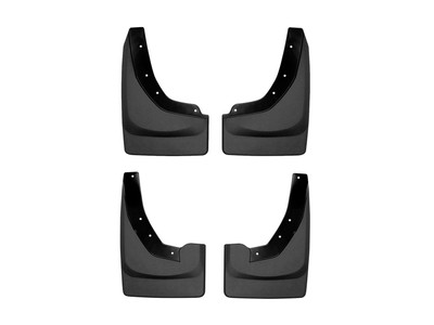 WeatherTech MudFlap No-Drill DigitalFit MudFlap Kit; Black 110137-120137