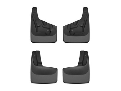 WeatherTech MudFlap No-Drill DigitalFit MudFlap Kit; Black 110175-120167