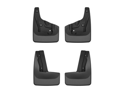 WeatherTech MudFlap No-Drill DigitalFit MudFlap Kit; Black 110175-120175