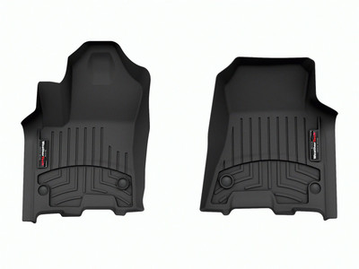 WeatherTech FloorLinerTM DigitalFit; Black; Front 4418771