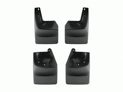 WeatherTech MudFlap No-Drill DigitalFit MudFlap Kit; Black 110152-120152