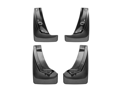 WeatherTech MudFlap No-Drill DigitalFit MudFlap Kit; Black 110063-120102
