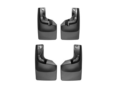 WeatherTech MudFlap No-Drill DigitalFit MudFlap Kit; Black 110065-120065